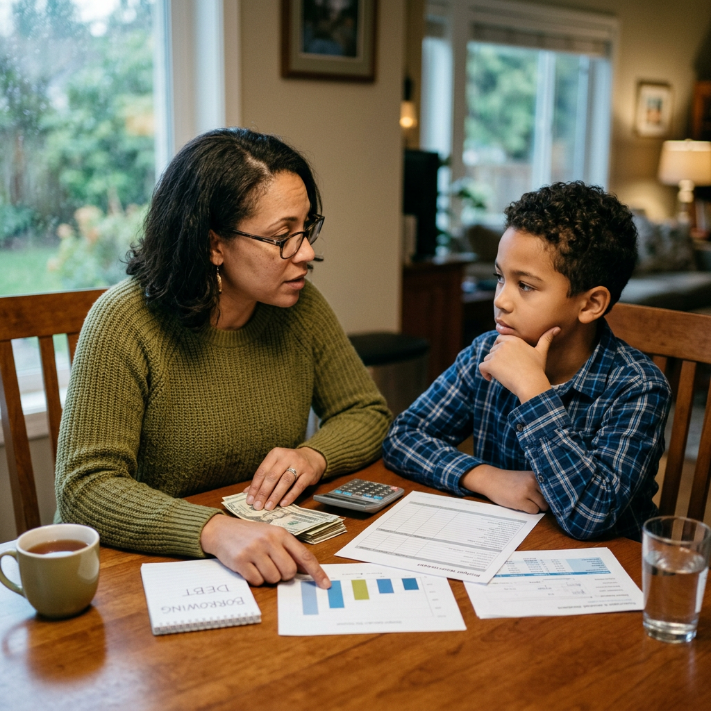 How to Talk to Kids About Debt and Borrowing (Without Scaring&nbsp;Them)